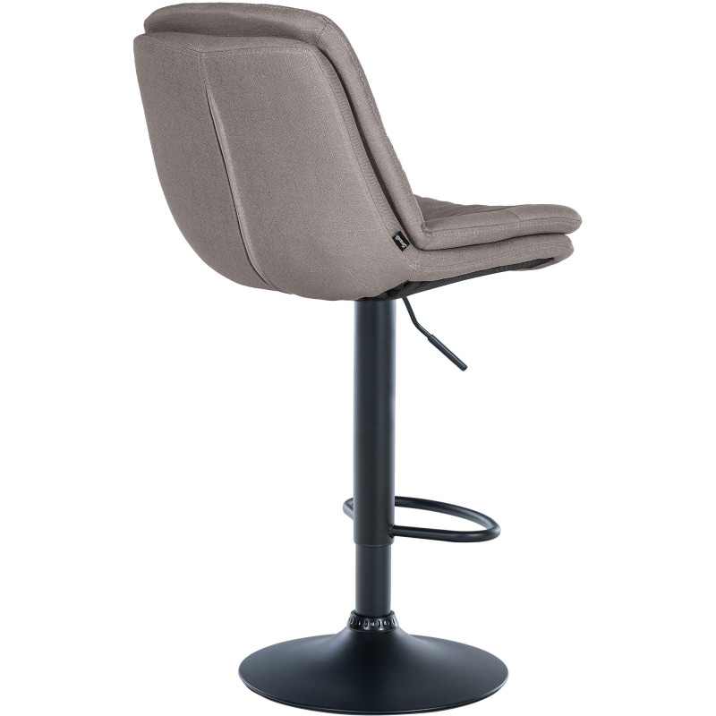 Barhocker Laurel Stoff schwarz