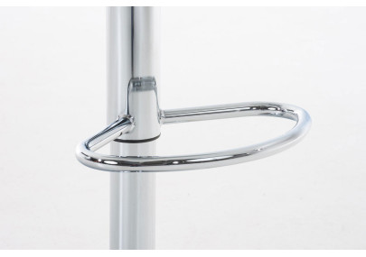 Taburete de bar Hover Gris,Metal cromado