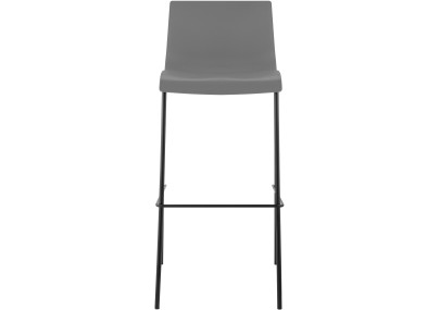 Taburete Hover con Base de 4 Pies Gris,Negro