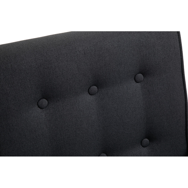 Fauteuil à bascule de rêve, tissu noir