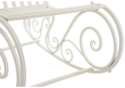 Fauteuil à bascule blanc Smilla