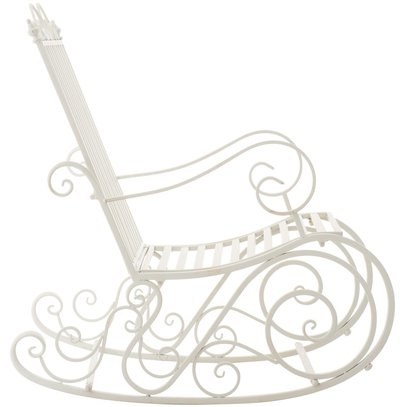 Fauteuil à bascule blanc Smilla