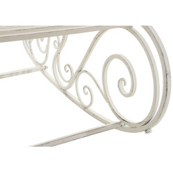 Cadeira de baloiço Smilla branco antigo