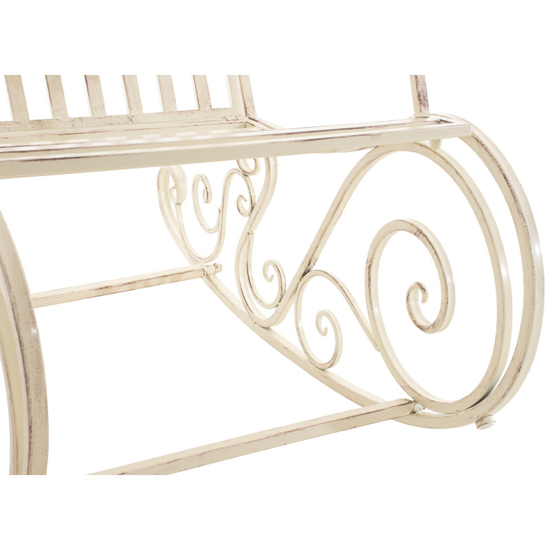 Fauteuil à bascule Smilla, crème antique