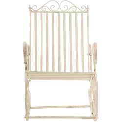 Fauteuil à bascule Smilla, crème antique