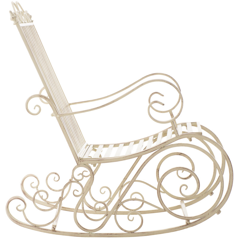 Fauteuil à bascule Smilla, crème antique