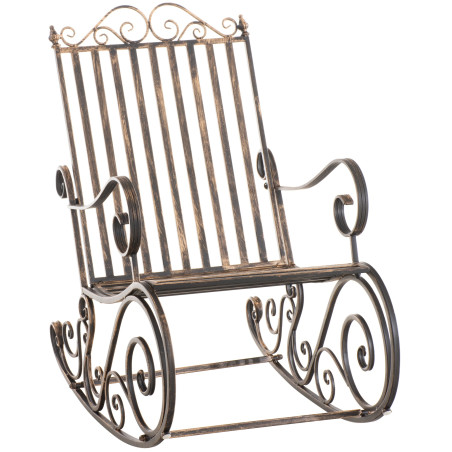 Fauteuil à bascule en bronze Smilla