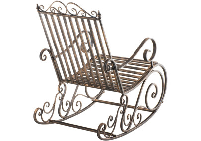 Fauteuil à bascule en bronze Smilla