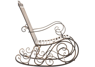 Fauteuil à bascule en bronze Smilla