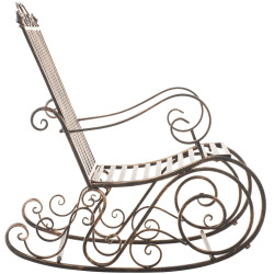 Fauteuil à bascule en bronze Smilla