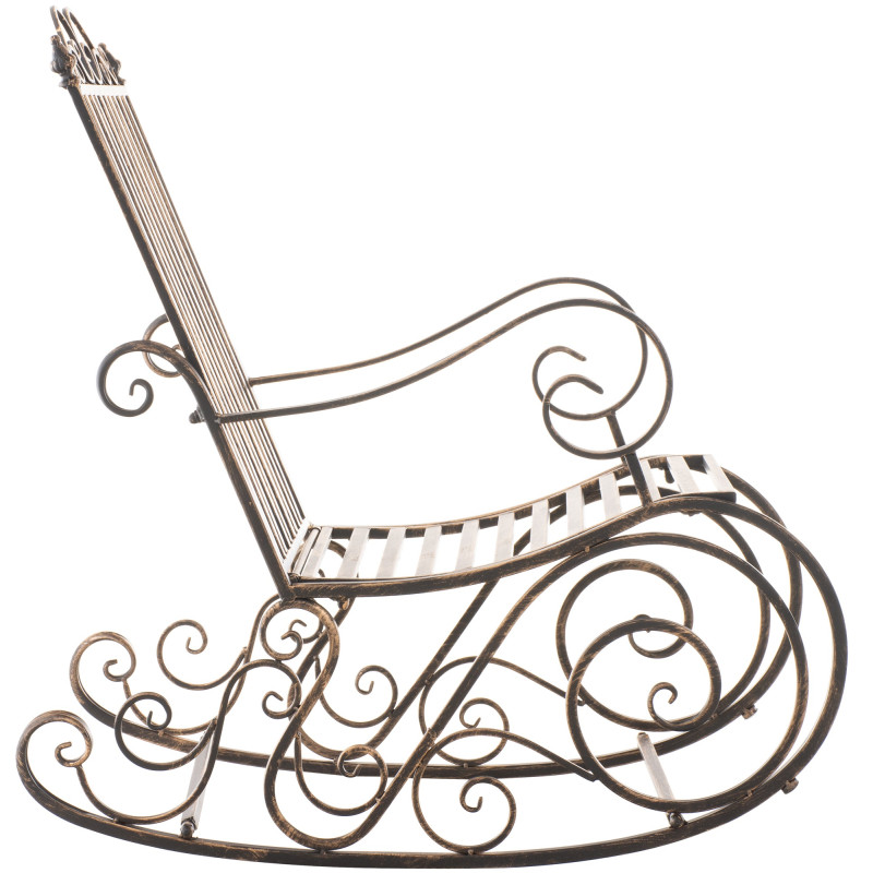 Fauteuil à bascule en bronze Smilla