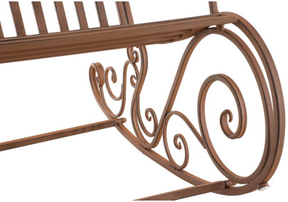 Fauteuil à bascule Smilla, marron