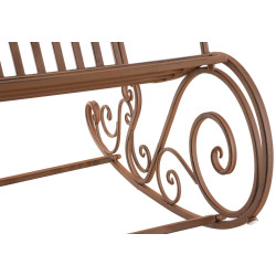 Fauteuil à bascule Smilla, marron