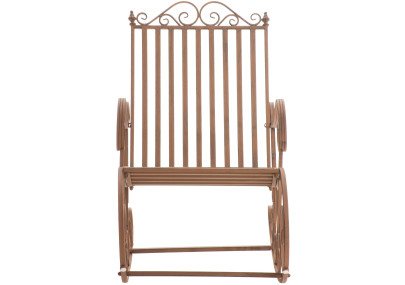 Fauteuil à bascule Smilla, marron