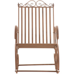 Fauteuil à bascule Smilla, marron