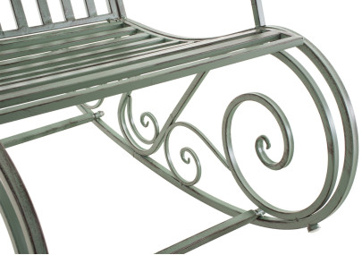 Fauteuil à bascule Smilla, vert antique