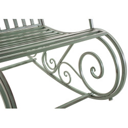 Fauteuil à bascule Smilla, vert antique