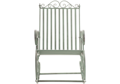 Fauteuil à bascule Smilla, vert antique