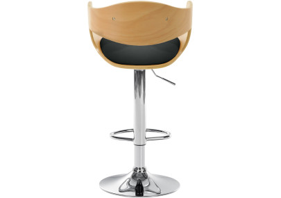 Taburete de bar Kingston Natural/negro