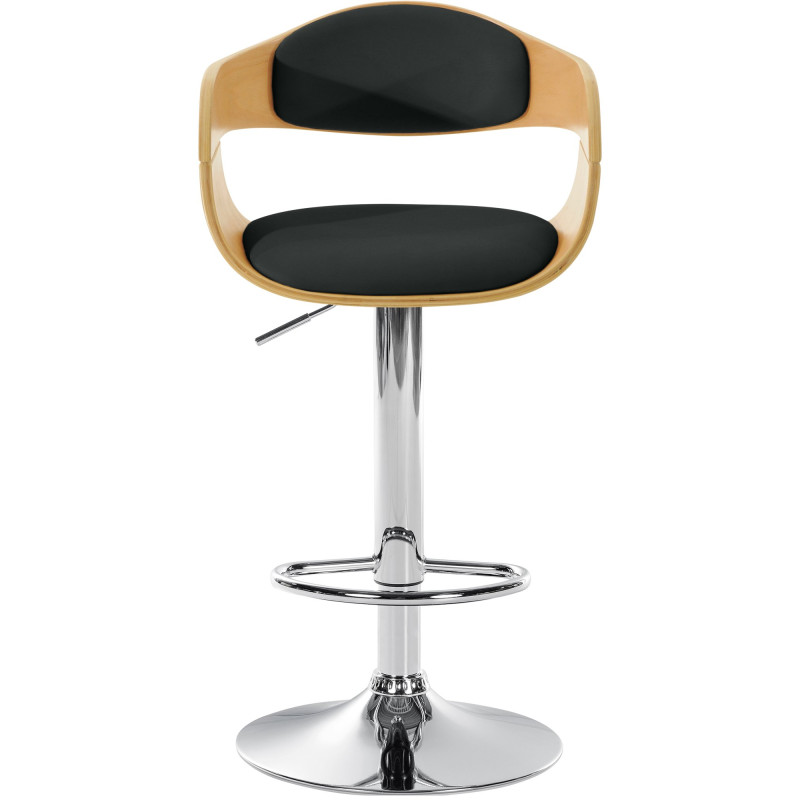 Taburete de bar Kingston Natural/negro