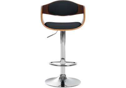 Taburete de bar Kingston Nogal/negro