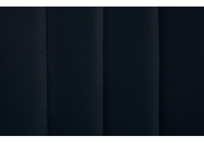 Lot de 2 tabourets de bar Toni simili cuir noir