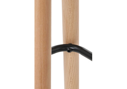 Lot de 2 tabourets de bar Grant tissu beige