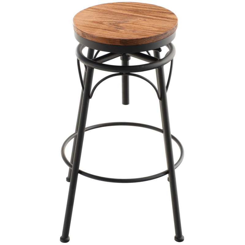 Sgabello industriale Beam nero