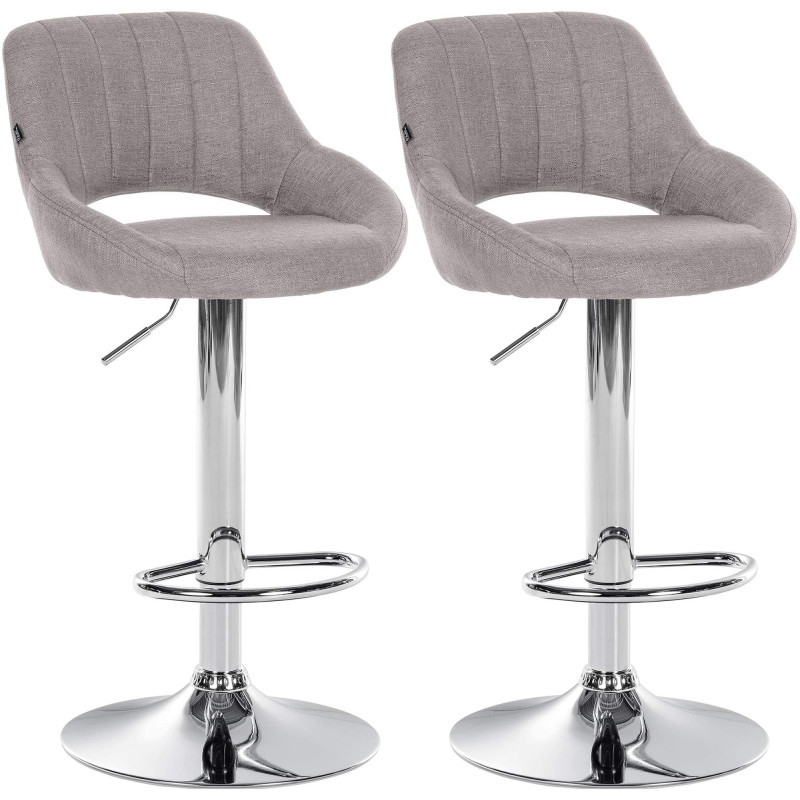 2er Set Barhocker Milet Stoff C