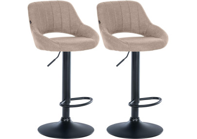 2er Set Barhocker Milet Stoff B