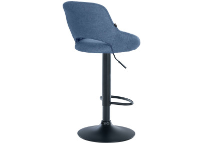 Lot de 2 tabourets de bar Milet tissu B bleu