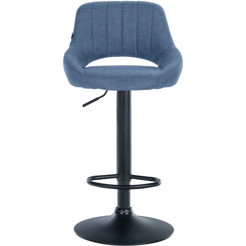 Ensemble de 2 tabourets de bar Milet en tissu bleu B