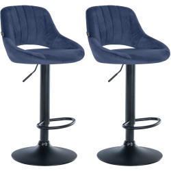 2er Set Barhocker Milet Samt B