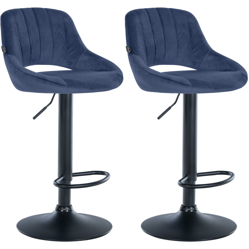 2er Set Barhocker Milet Samt B