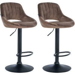 2er Set Barhocker Milet Samt B