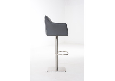 Tabouret de bar gris Damaso E