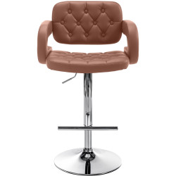 Tabouret de bar Dublin C cognac