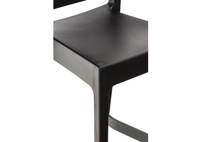 Lot de 4 tabourets de bar Maya noir