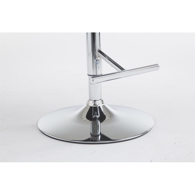 Tabouret de bar Los Angeles en similicuir blanc