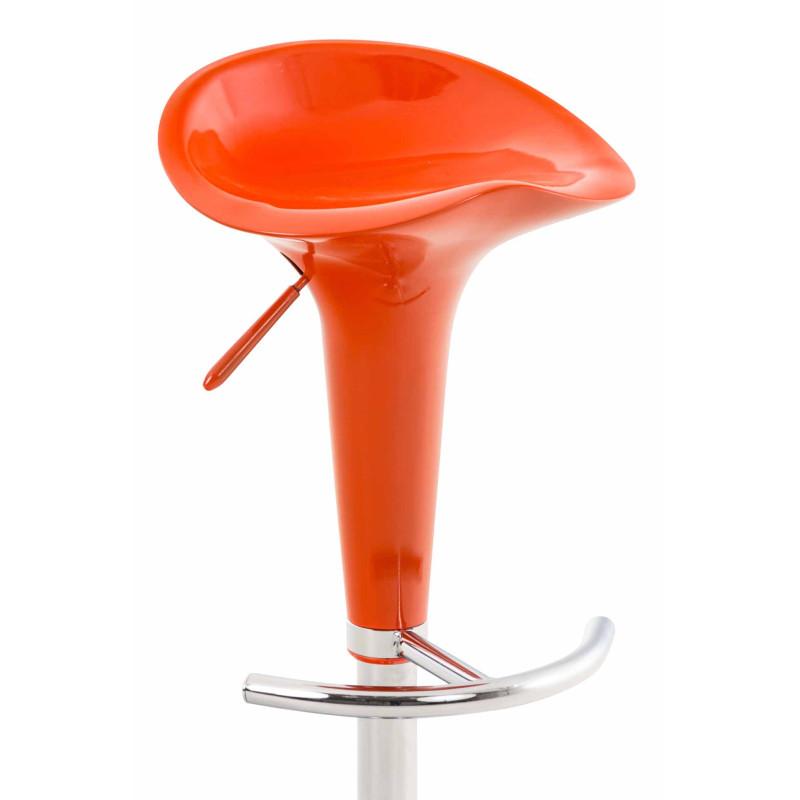 Tabouret de bar orange Saddle