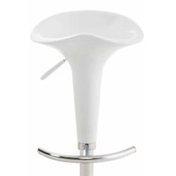 tabouret de bar Saddle blanc