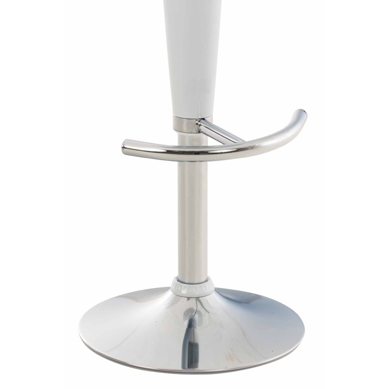 Tabouret de bar Saddle, blanc