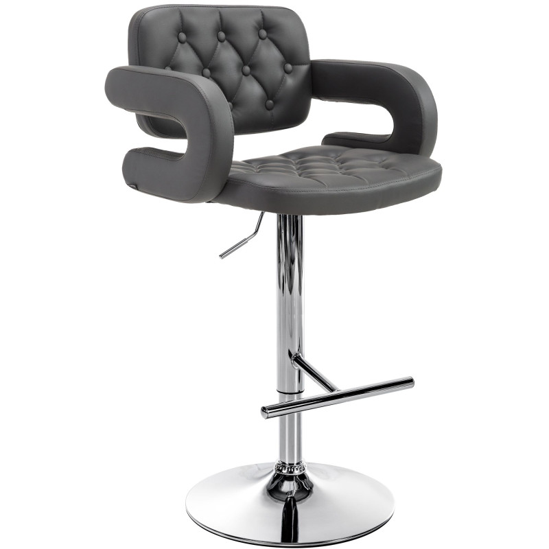 Taburete de bar gris Dublin C