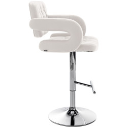 Tabouret de bar Dublin C blanc