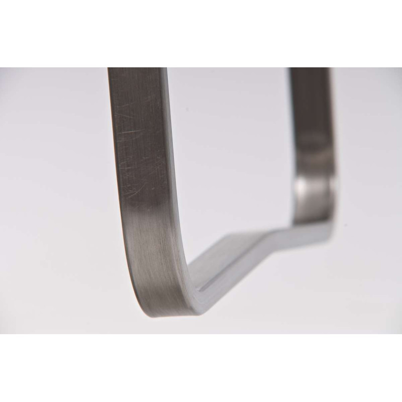 Tabouret de bar Panama E, similicuir, blanc