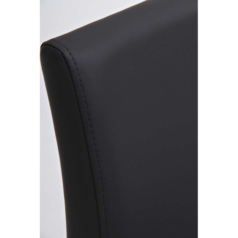 Tabouret de bar Panama E, similicuir, gris