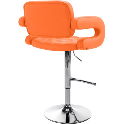 Tabouret de bar orange Dublin C