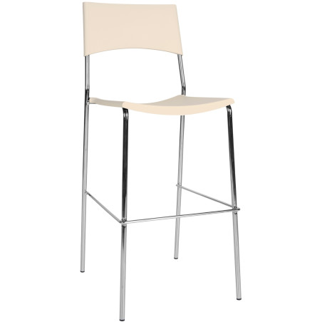 Tabouret de bar Gênes crème