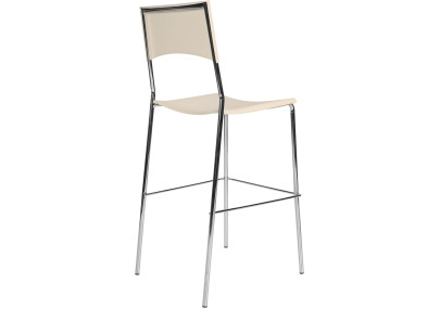 Banqueta de bar Genoa, cor creme