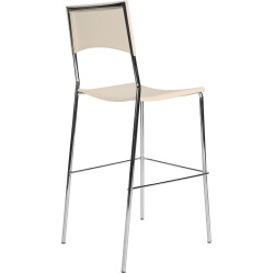 Banqueta de bar Genoa, cor creme